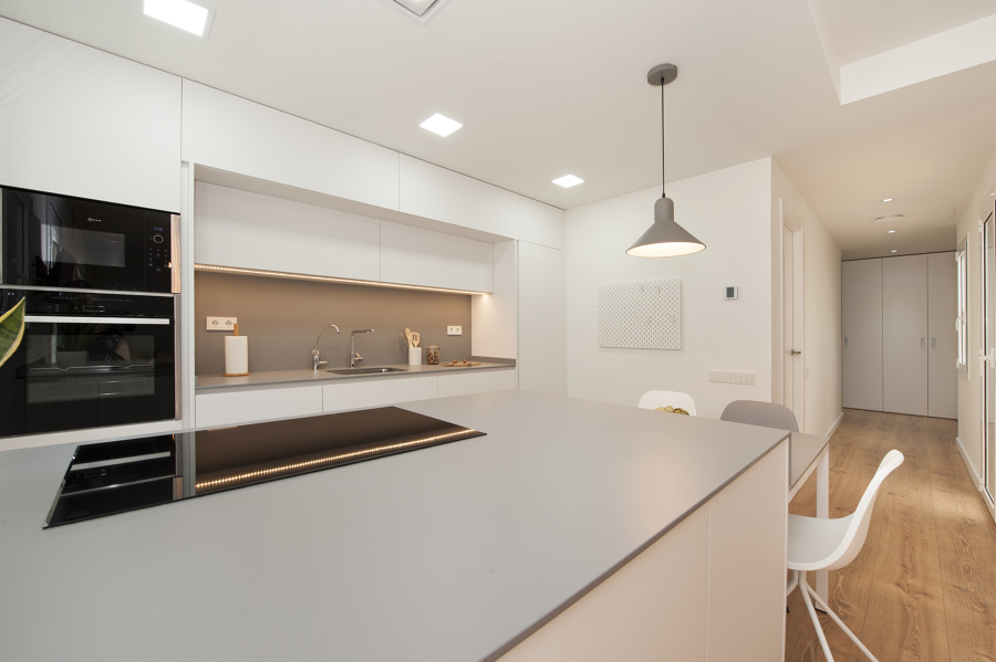 Zona de fuegos en la península