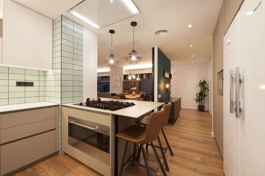 Zona de fuegos en la penñinsula