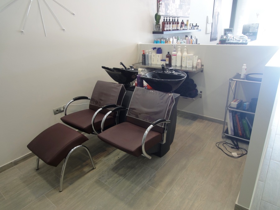 Zona de lavacabezas.