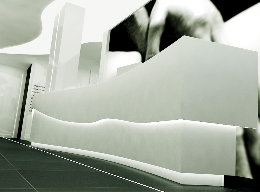 Zona de recepción / Mostrador de facturación y atención al cliente