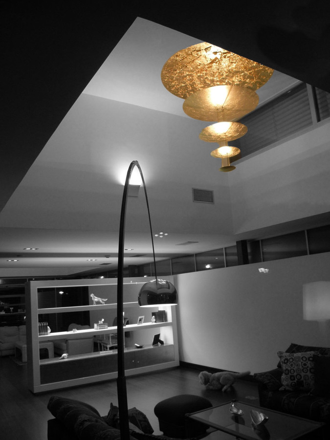 Zona de Salón en Vivienda Unifamiliar