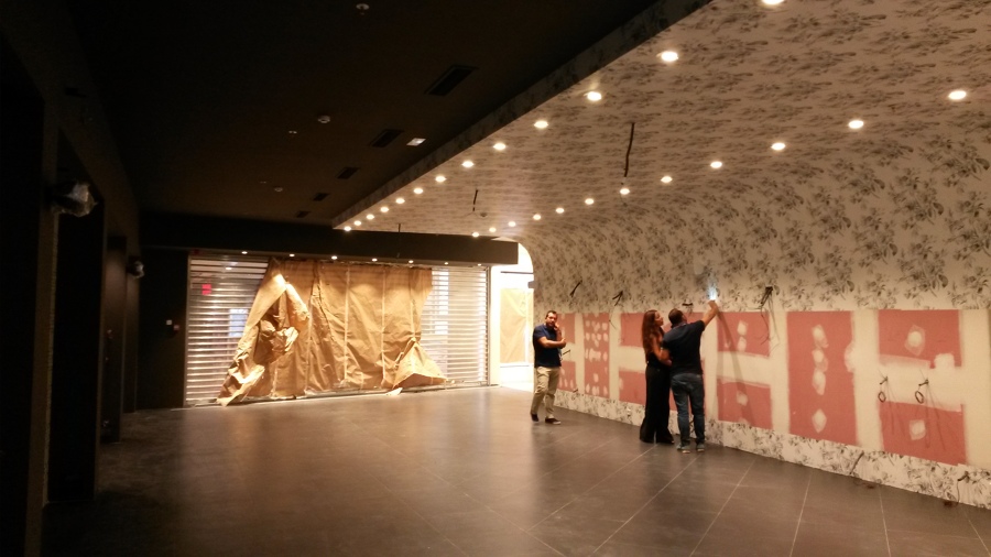 zona de señoras previa instalacion de mobiliario