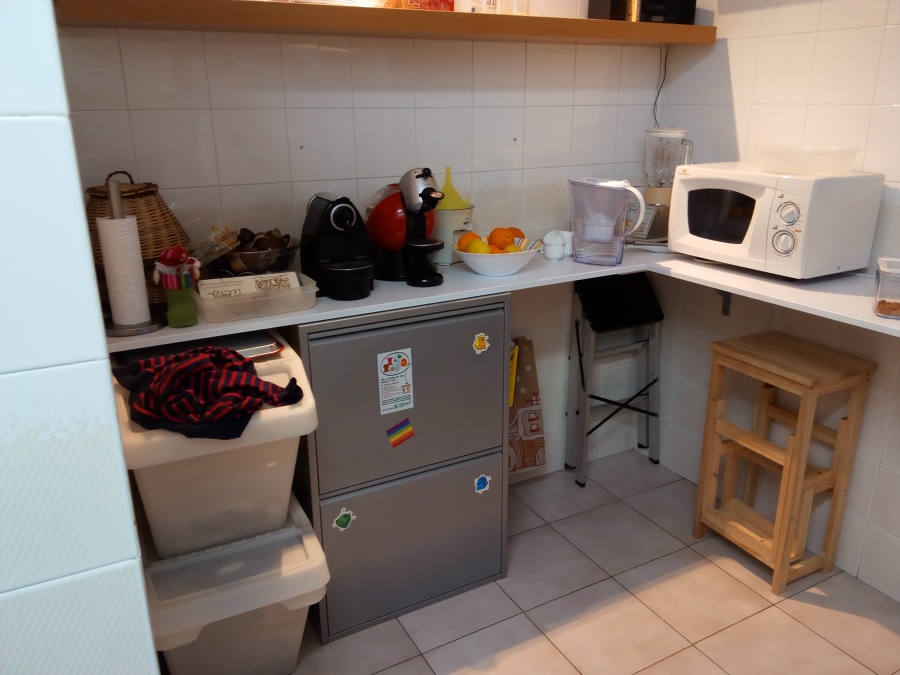 zona desayuno antes de la reforma