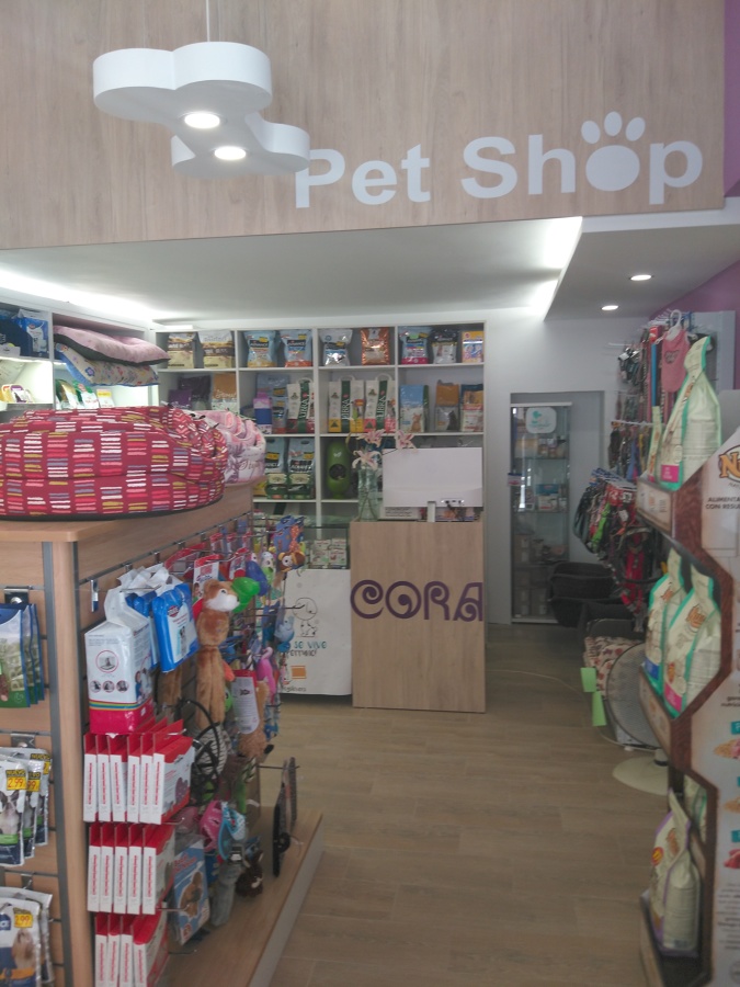 Zona frontal de tienda