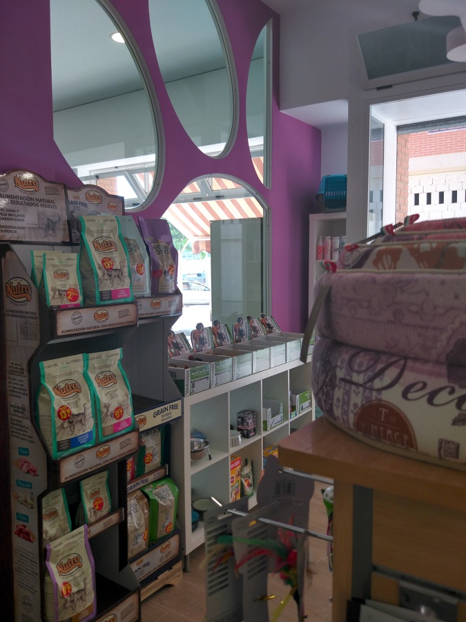 Zona interior de tienda