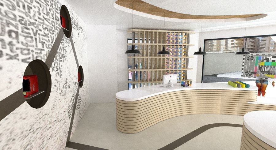 Zona Venta y Exposición de Máquinas.