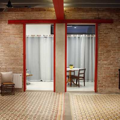 Baldosa hidráulica recuperada