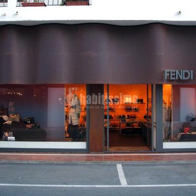 Reforma de tienda de lujo Fendi en Puerto Banús