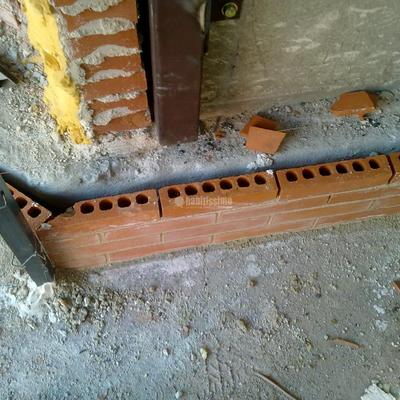 Colocación de ladrillo visto