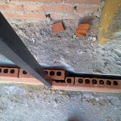 Colocación de ladrillo visto