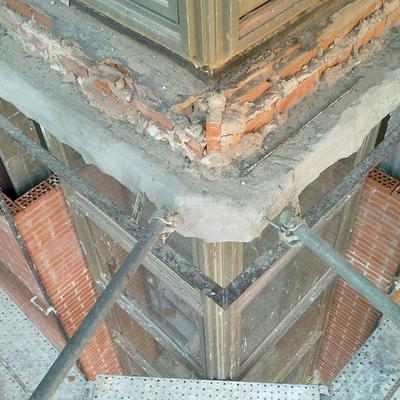 Colocación de ladrillo visto