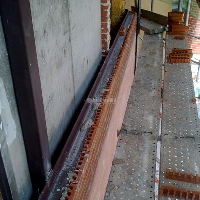 Colocación de ladrillo visto