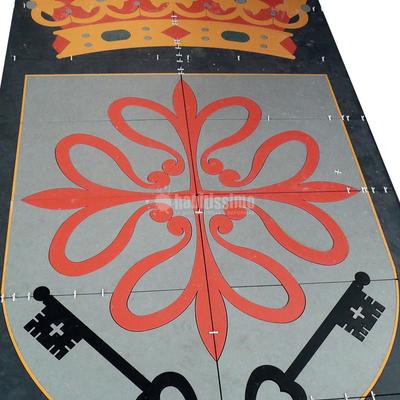 Escudo Aldea del Rey realizado en Hidrocorte