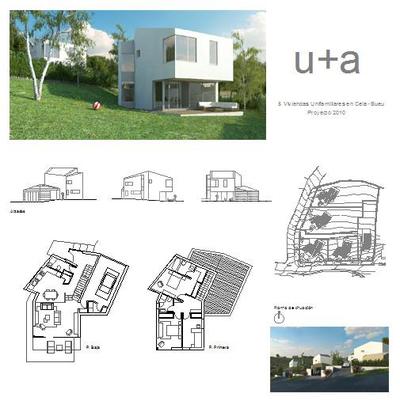 5 viviendas unifamiliares en Cela, Bueu