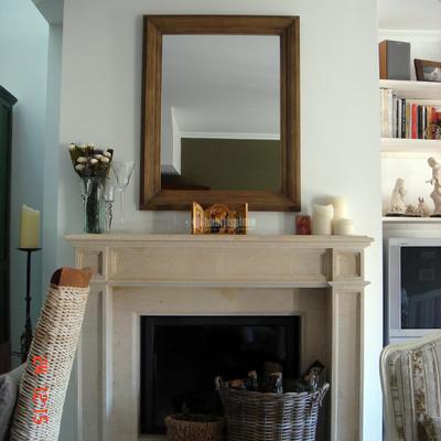 Reforma vivienda con chimenea