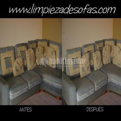 Limpieza de sofás rinconera