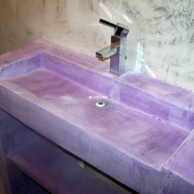 Revestimiento baño en microcemento