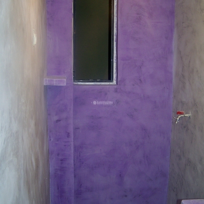 Revestimiento baño en microcemento