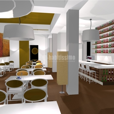 Decoración de nueva cafetería en Almería