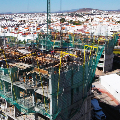 144 viviendas, urbanización y casa club para Hercesa-Ferrocarril Grupo Inmobiliario en Juriquilla Santa Fe -Querétaro- (México