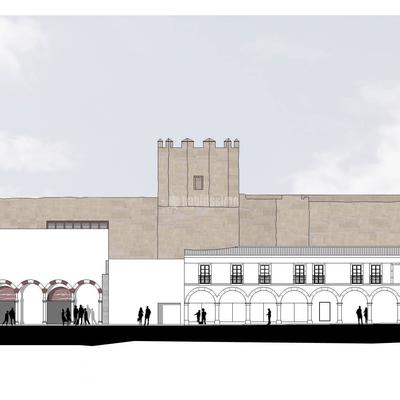 Intervención en la Plaza Alta, Badajoz