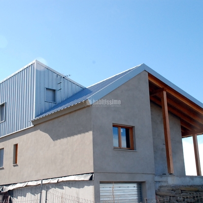 Casa Con Estructura De Madera