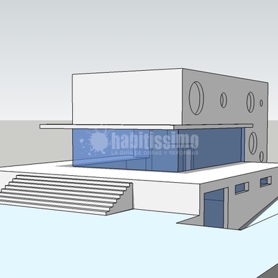 Estudio De Volumen De Dos Viviendas Unifamiliares Independientes