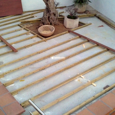 Colocación Tarima IPE Palau Solita i Plegamans