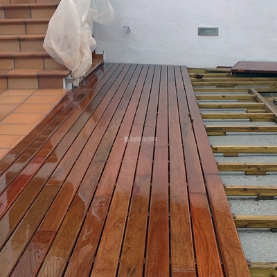 Colocación Tarima IPE Palau Solita i Plegamans