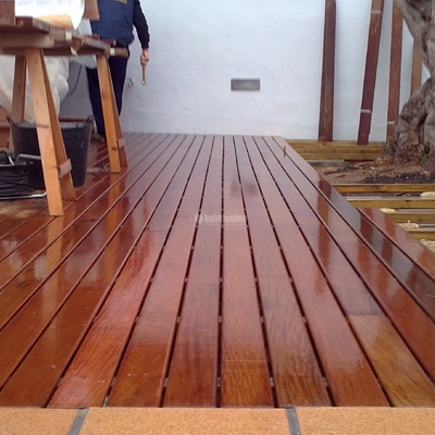 Colocación Tarima IPE Palau Solita i Plegamans