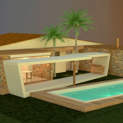 Ampliación de una  vivienda unifamiliar en San Antonio de Benajeber