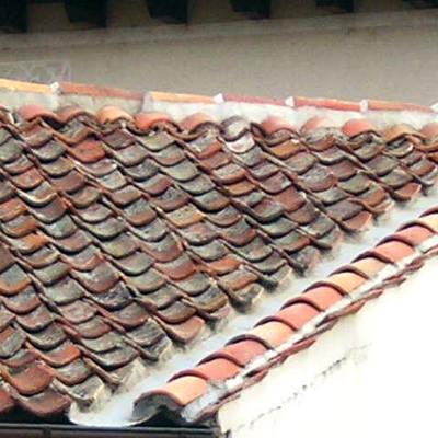 2008 Construccion de vivienda Detalle tejado casa invitados 