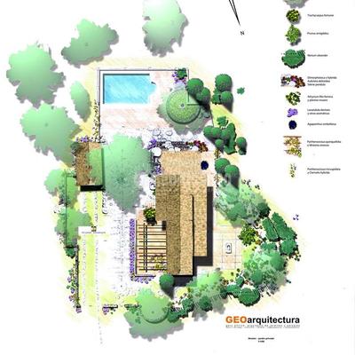 Jardín privado en Iznájar 