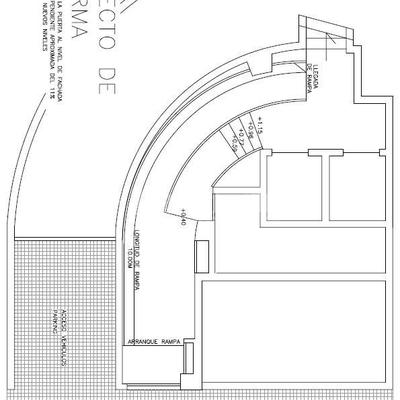 Reforma De Acceso A Edificio: Supresión Barreras Arquitectonicas