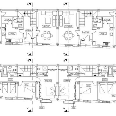 Proyecto De 2 Viviendas Unifamiliares Adosadas y Garajes