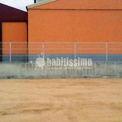 Cerramiento con paneles electrosoldado