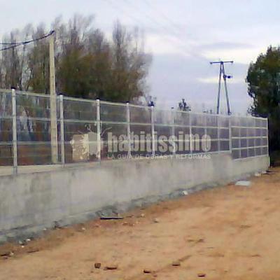 Cerramiento con paneles electrosoldado