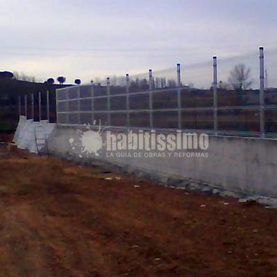 Cerramiento con paneles electrosoldado