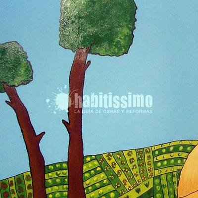 Mural el campo en la ciudad