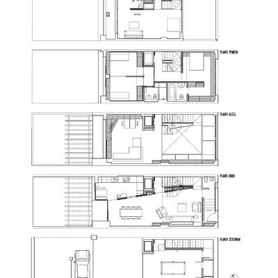 Vivienda unifamiliar en hilera en Gracia, Barcelona