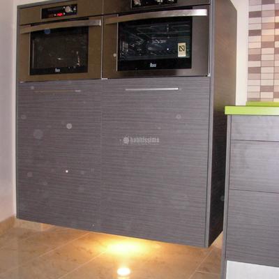 Cocina Roble ceniza silestone Fun