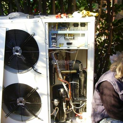 Cambio caldera gas propano por aerotemo en 'La Garrotxa'