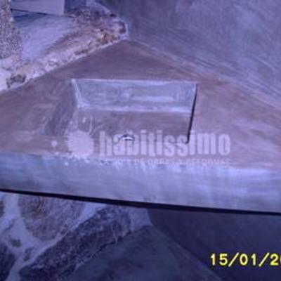 Lavabos y encimeras de microcemento