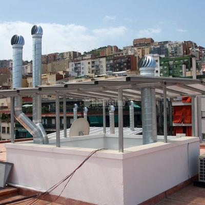 Tubo de evacuación para gases de cocina