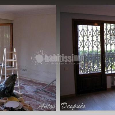 Pintura, puertas y  molduras de escayola