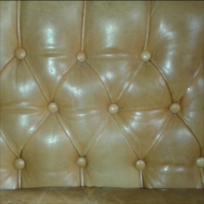 Restauración de un sofá de piel tipo Chester 