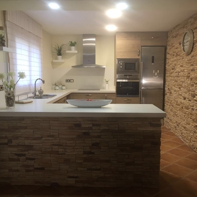 Acabado melamina roble iguazu