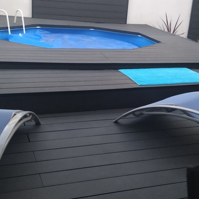 PISCINA DE ACERO SEMIENTERRADA