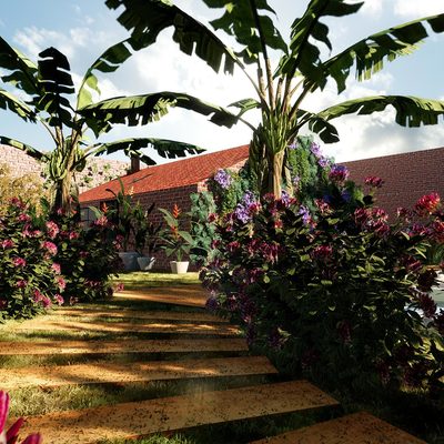 Re-Diseño de jardín pequeño