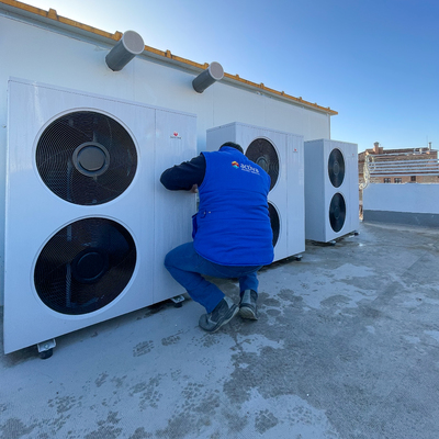 Aerotermia centralizada para 14 apartamentos